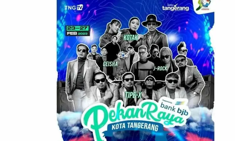 Bersiap, Nanti Malam Band Tipe-X Gebrak Panggung Pekan Raya Kota Tangerang