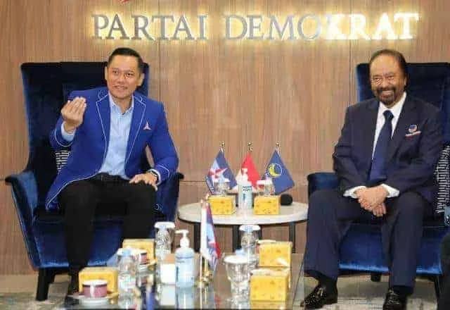 Surya Paloh Bertandang ke Demokrat, AHY Berharap Kapal Koalisi Berlayar dan Menang