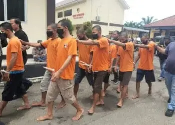 10 Pelaku Curanmor yang Kerap Beraksi Malam Hari Dibekuk Aparat Polres Lebak