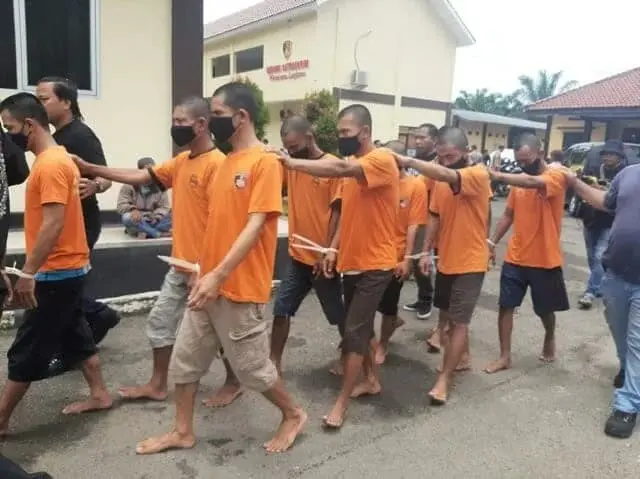 10 Pelaku Curanmor yang Kerap Beraksi Malam Hari Dibekuk Aparat Polres Lebak