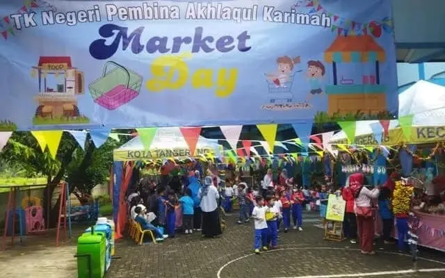 Ajak Anak Didik Berkreasi, TK Negeri Pembina Akhlaqul Karimah Gelar Market Day