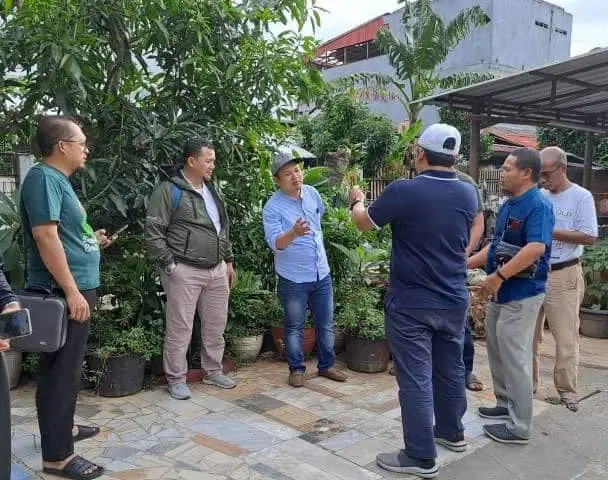 Wakil Ketua DPRD Kota Tangerang Tinjau jalan Sisi Kali Apur