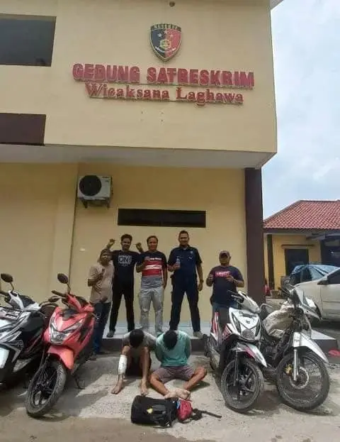 Dua Pelaku Curanmor di Lebak Ditangkap, 1 Orang Ditembak