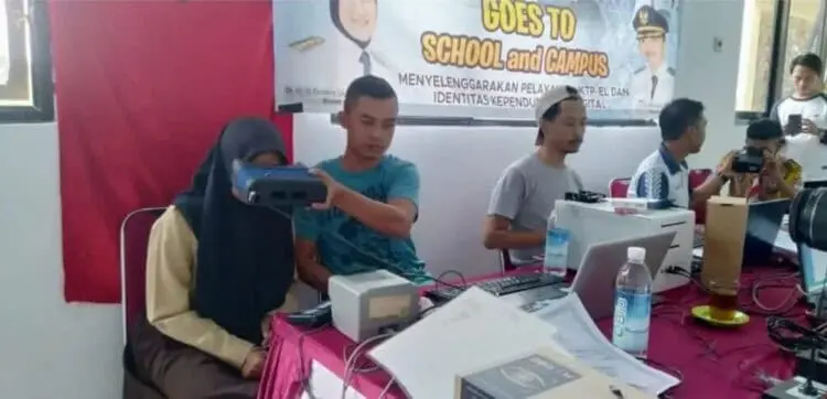 Disdukcapil Lebak Sisir Calon Pemilih Pemula, Gencar Lakukan Perekaman e-KTP