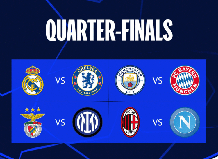 Perempatfinal Liga Champions: Madrid vs Chelsea, City vs Bayern