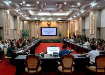 Lemhanas RI melakukan Kunjungan Kerja (Kunker) ke pendopo PJ Gubernur Banten, Jumat (10/3/3023). (ISTIMEWA)