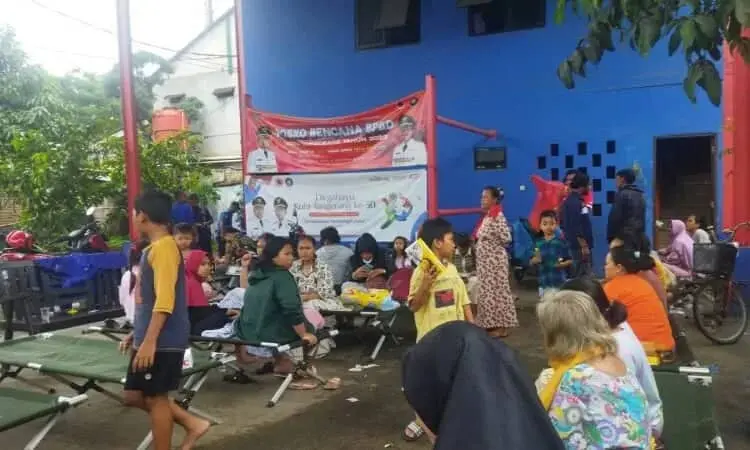 Ratusan KK di Kec Benda Terdampak Banjir, Puluhan Mengungsi