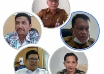 Berikut wajah-wajah para pendaftar lelang Jabatan Pembina Tinggi (JPT) atau Sekda Pandeglang. (ILUSTRASI/MARDIANA)