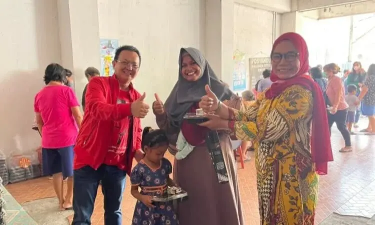 Cek Ada Tidaknya Stunting, Anggota DPRD Kota Tangerang Sambangi Posyandu di Gerendeng