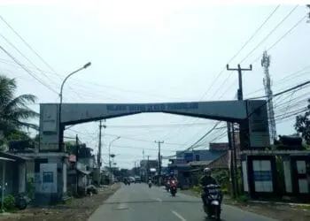 Gapura Selamat Datang Pandeglang Kumuh Tak Terawat