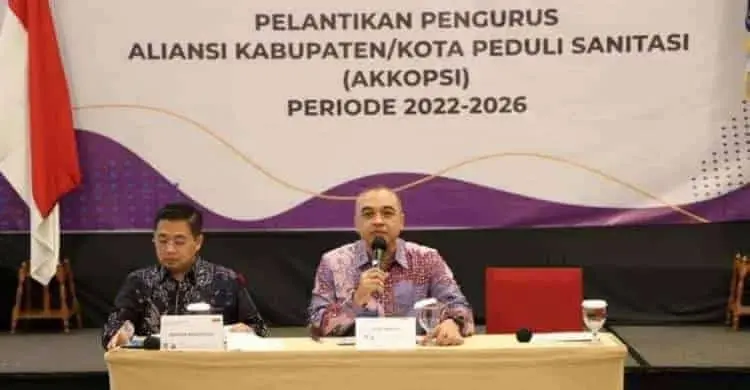Bupati Zaki Iskandar Dilantik Jadi Ketua Aliansi Daerah Peduli Sanitasi
