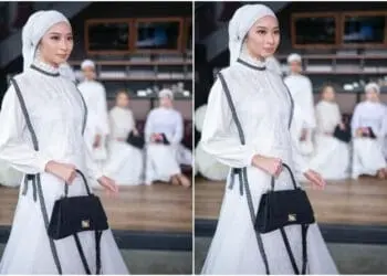 Inspirasi Busana Raya dengan Warna Broken White