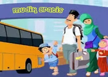 Ilustrasi mudik gratis. (ISTIMEWA)