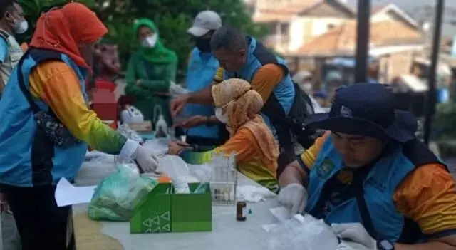 DKP Kota Tangerang Gelar Sidak Pangan di Pasar Anyar, Begini Temuannya