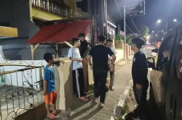 Cegah Perang Sarung, Polres Lebak Sambangi Kelompok Remaja