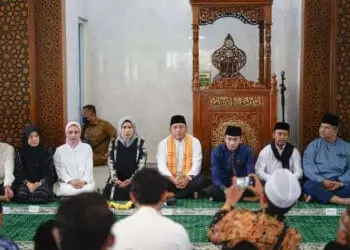 Bupati Serang Ratu Tatu Chasanah, menggelar safari Ramadhan di Kecamatan Ciruas, Rabu(5/4/2023). (ISTIMEWA)