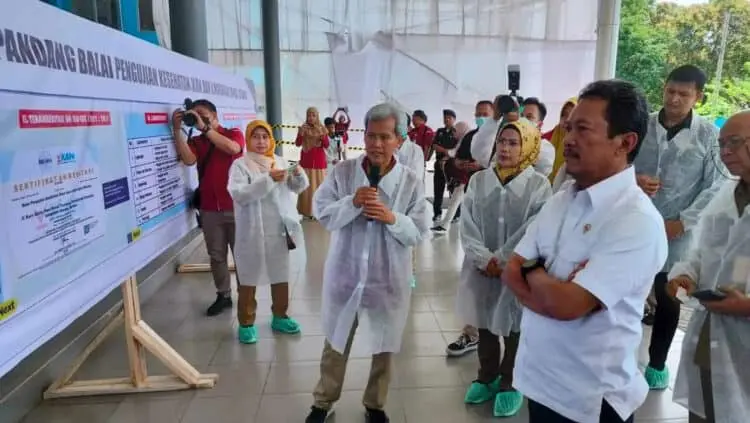 Kunjungi Serang, Menteri Kelautan dan Perikanan RI Tegaskan Pentingnya Balai Kesehatan Ikan