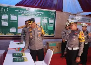 Kapolres Metro Tangerang Kota, Kombes Pol Zain Dwi Nugroho, meminta kepada seluruh personel yang berjaga, untuk fokus mengantisipasi tindak kejahatan selama musim mudik. (ISTIMEWA)