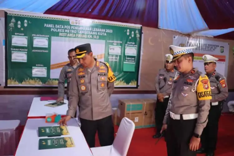 Operasi Ketupat Jaya 2023, Kapolres Metro Tangerang Kota Minta Personel Konsen di Rest Area