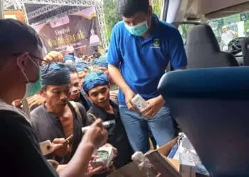 Pelayanan kesehatan gratis untuk masyarakat Baduy, saat Seba Gede Baduy di wilayah Pemprov Banten, Sabtu (29/4/2023). (ISTIMEWA)
