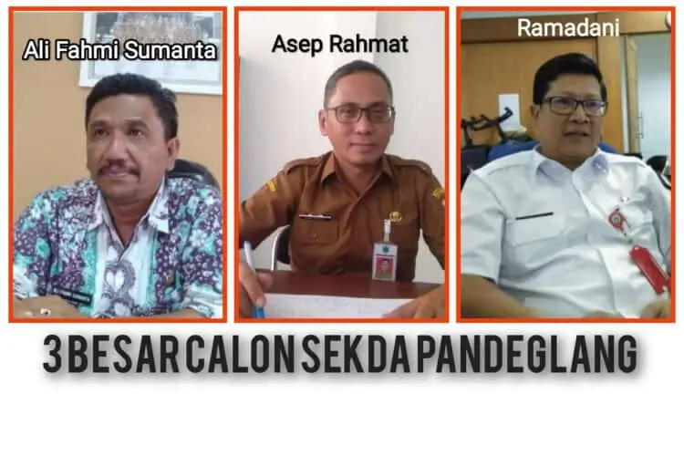 Pansel JPT Pratama Sekda Pandeglang, usulkan 3 nama ke Bupati Pandeglang. (MARDIANA/SATELITNEWS.COM)