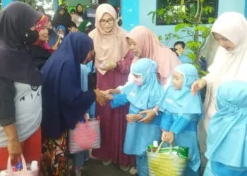 TK Negeri Pembina Akhlaqul Karimah Gelar Santunan Anak Yatim dan Dhuafa