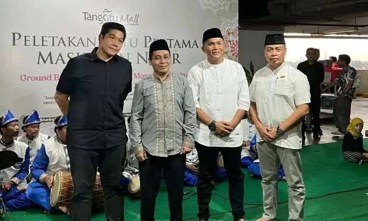 Sudah Lakukan Peletakan Batu Pertama, Tangcity Mall Bangun Masjid