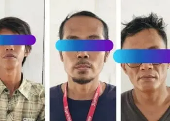 Diduga Pungli, Tiga Jukir di Kawasan Menuju Wisata Anyer Ditangkap Aparat Polres Cilegon