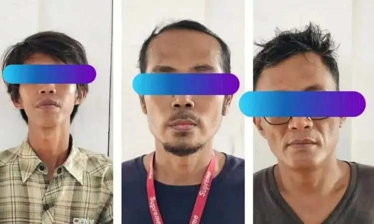 Diduga Pungli, Tiga Jukir di Kawasan Menuju Wisata Anyer Ditangkap Aparat Polres Cilegon