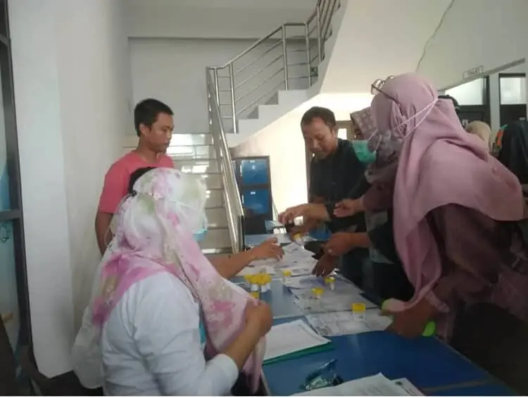 Pastikan Bebas Narkoba, Ribuan PPPK di Pandeglang di Tes Urin