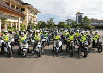 Naik Motor, Al Muktabar Bersama Forkopimda Patroli Jalur Mudik