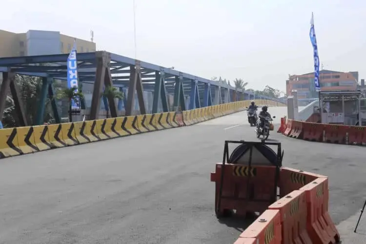 Setelah 8 Bulan, Jembatan Cisadane Kota Tangerang Bisa Dilintasi
