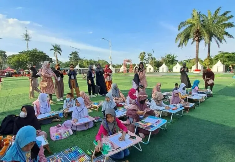 Kemeriahan Ramadan Kareem Fest 2023 di Taman Elektrik Kota Tangerang