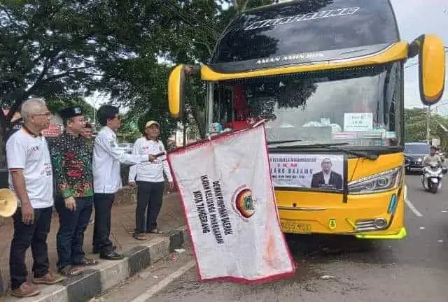 Dilepas Wakil Ketua I DPRD Kota Tangerang, 200 Anggota IKM “Pulang Basamo”