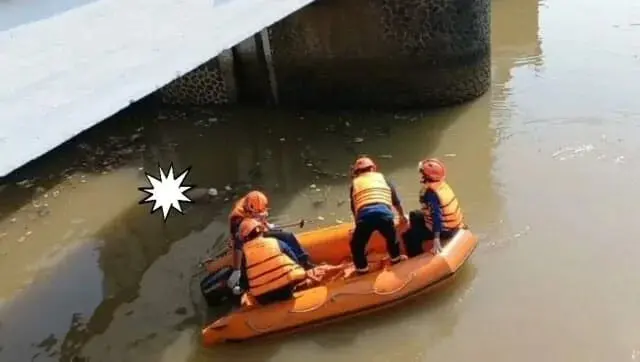 Mayat Pria Tanpa Identitas Mengambang di Sungai Cisadane Tangerang