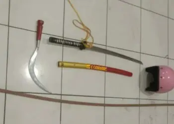 Bawa Golok Hingga Celurit, 9 Remaja ABG Ditangkap Aparat Polsek Pinang