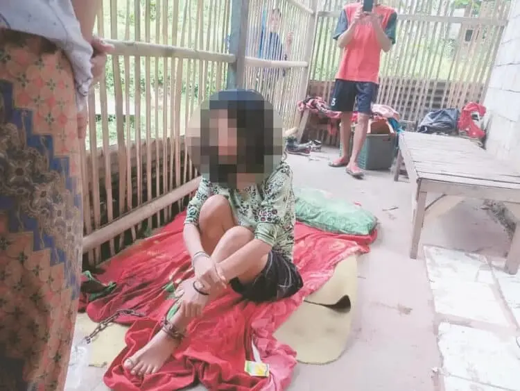 Sering Mengamuk, Orang Dengan Gangguan Jiwa di Jambe Dirantai Keluarga