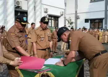 Gelar Sertijab, Plh Sekda Pandeglang : Pejabat Baru Diminta Segera Beradaptasi
