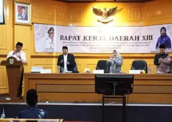 Pj Gubernur Banten Al Muktabar, hadiri Rakerda XIII. (ISTIMEWA)