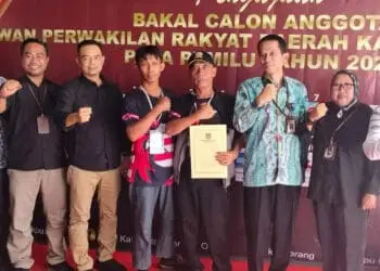 Datangi KPU Kabupaten Serang, Partai Baru Ini Hanya Daftarkan 8 Bacaleg