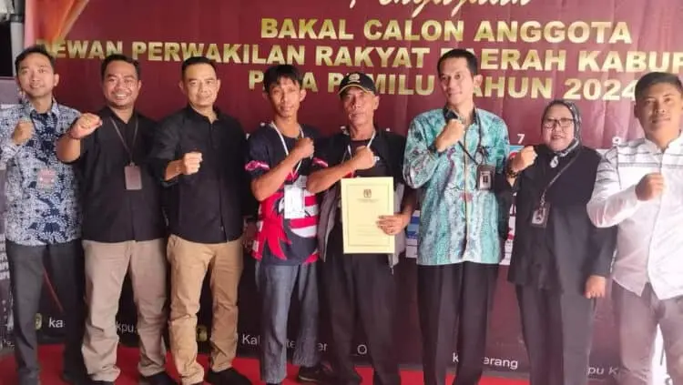 Datangi KPU Kabupaten Serang, Partai Baru Ini Hanya Daftarkan 8 Bacaleg