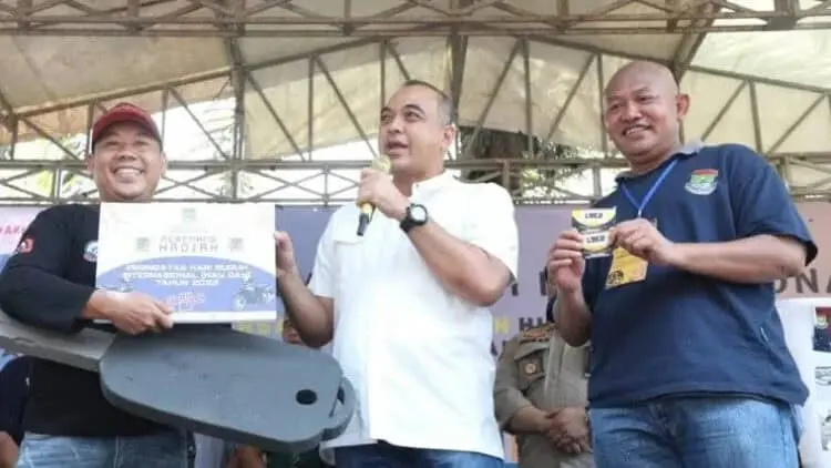 Hari Buruh di Kabupaten Tangerang Diperingati dengan Mancing Bersama Hingga Bagikan Doorprize