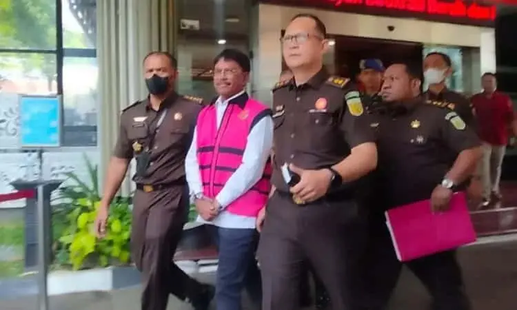 Eks Menkominfo Johnny G Plate Divonis 15 Tahun Penjara
