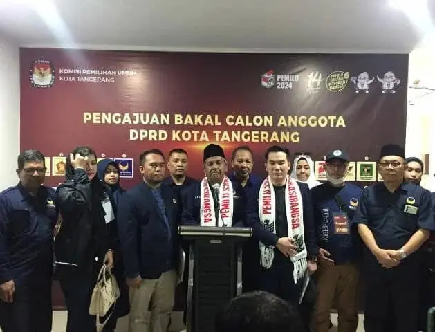 Daftar ke KPU Kota Tangerang, Partai NasDem Jadikan Petahana “Garda Terdepan”