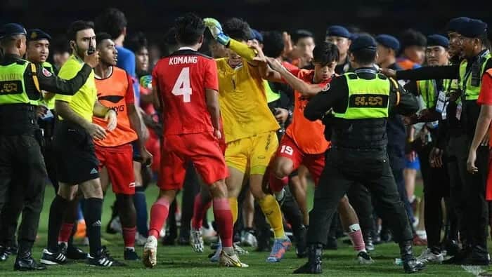 Ribut di Final SEA Games 2023, Thailand Hukum Dua Pemain