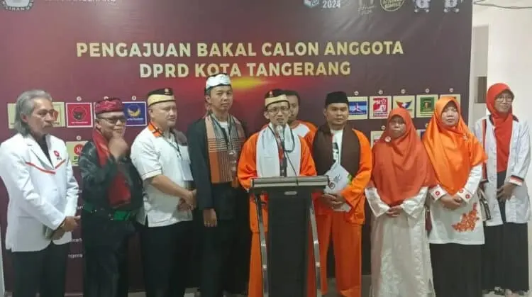 PKS Jadi Parpol Pertama Daftarkan 50 Bacalegnya ke KPU Kota Tangerang