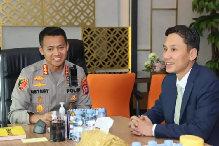 Kapolresta Tangerang Sambut Kunjungan Kerja Atase Polisi Korea Selatan