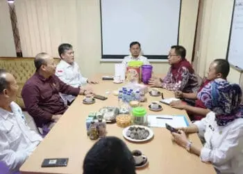 KUNKER–Staf Ahli Bidang Budaya Kerja KemenPAN-RB, Abdul Hakim, Kunjungan Kerja (Kunker) bersama Staf Khusus Menteri Bidang Pelayanan Publik KemenPAN-RB, Wanto Sugito, ke Dinas Komunikasi Informatika Persandian dan Statistik (Diskominfosatik) Kabupaten Serang. (ISTIMEWA)