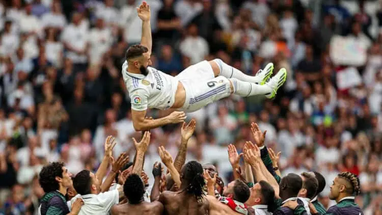 Benzema Cetak Gol Perpisahan ke Gawang Bilbao