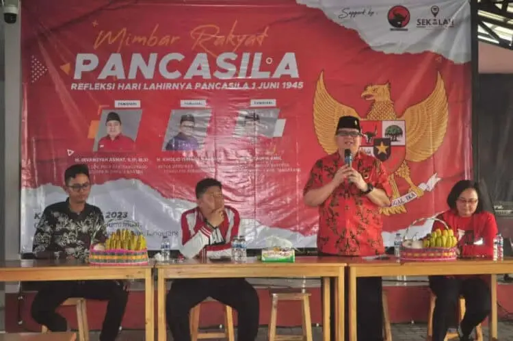 Refleksi Hari Lahir Pancasila, DPC PDIP Kabupaten Tangerang dan Sekolah Legislatif Gelar Mimbar Rakyat
